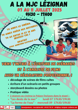 1. Affiche-flyers Stage écriture MJC-Occitanie Films Juil 2025.png